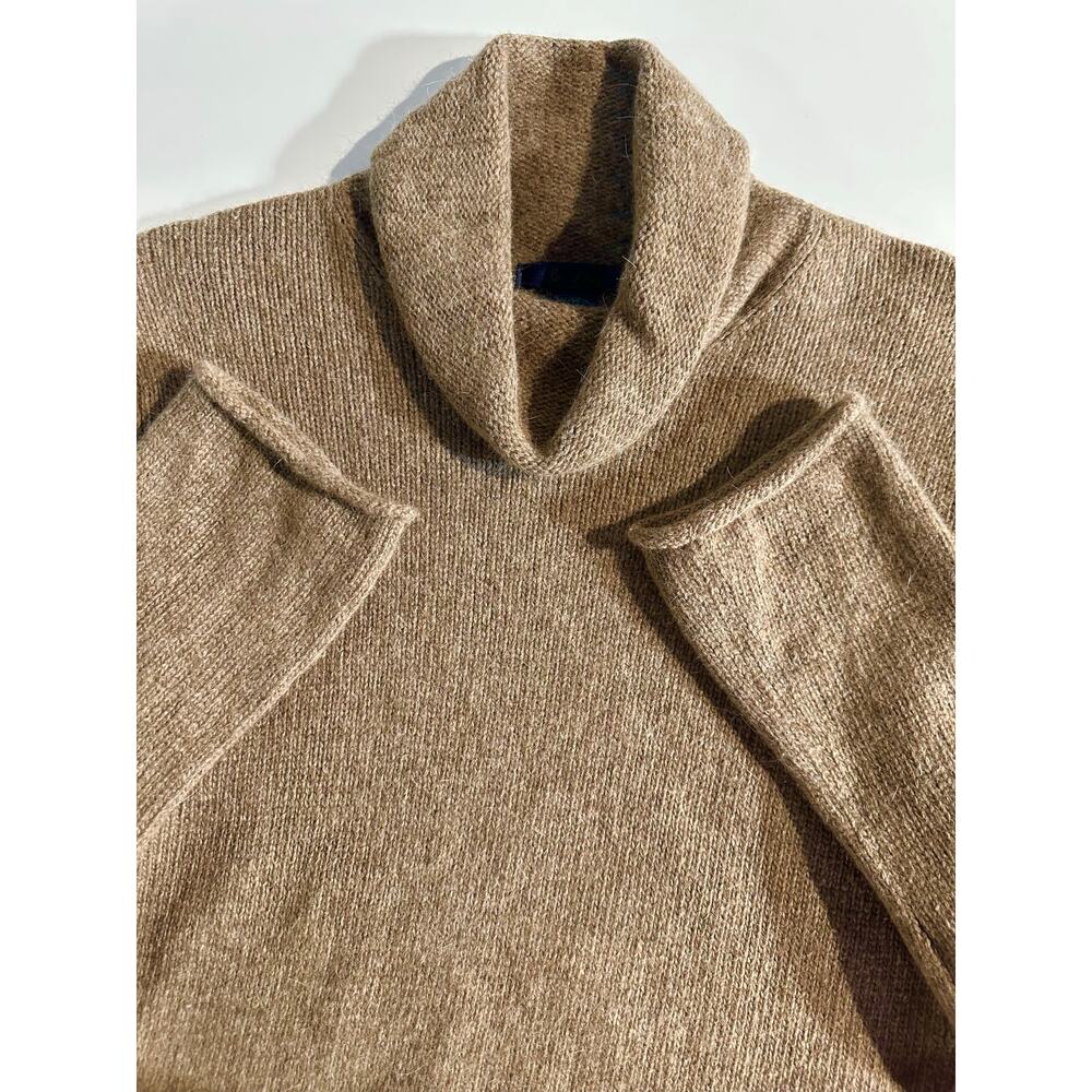 Boden Brown Turtleneck Lambswool Angora Blend Knit Sweater Size Medium Roll Neck - Picture 7 of 10